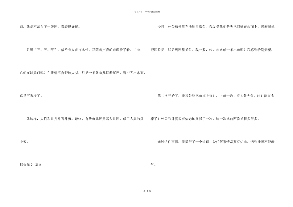 抓鱼合集六篇_第2页