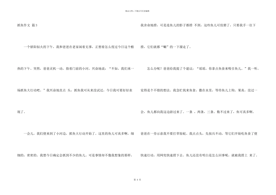 抓鱼合集六篇_第3页