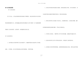 护士长岗位职责