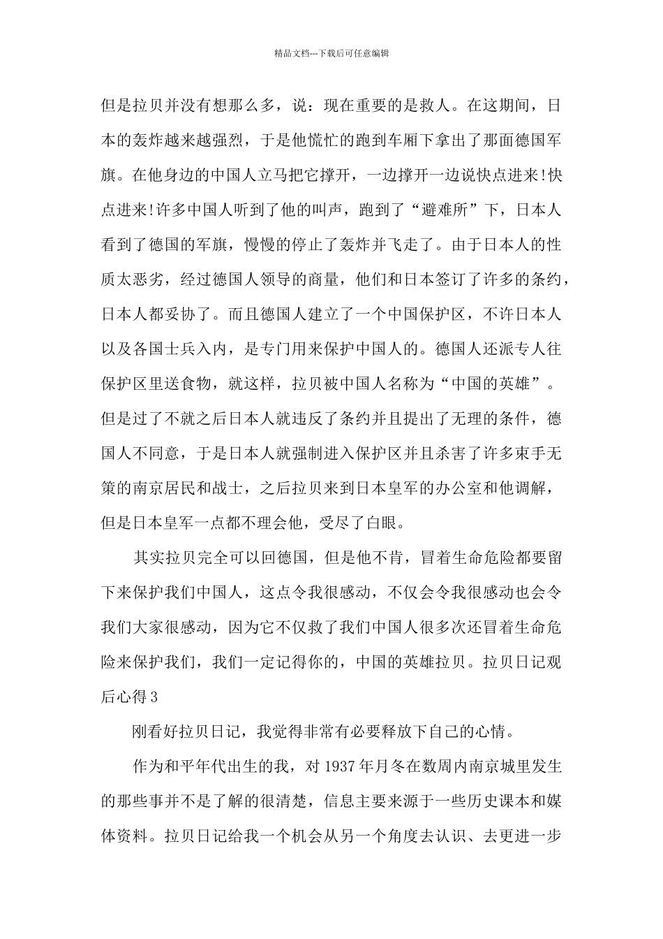 拉贝日记电影心得体会_第3页