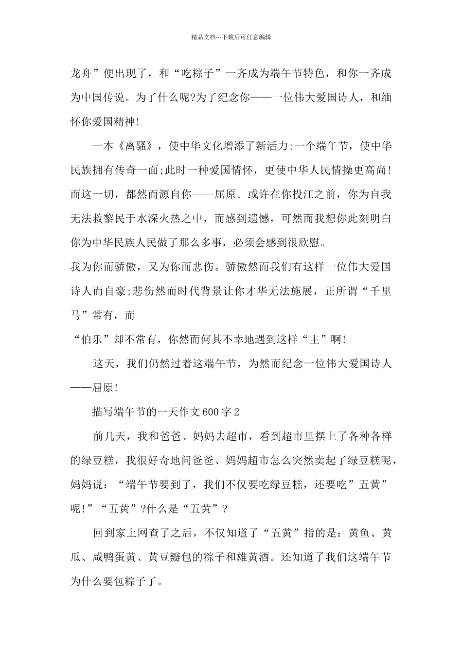 描写端午节的一天作文600字范文_第2页