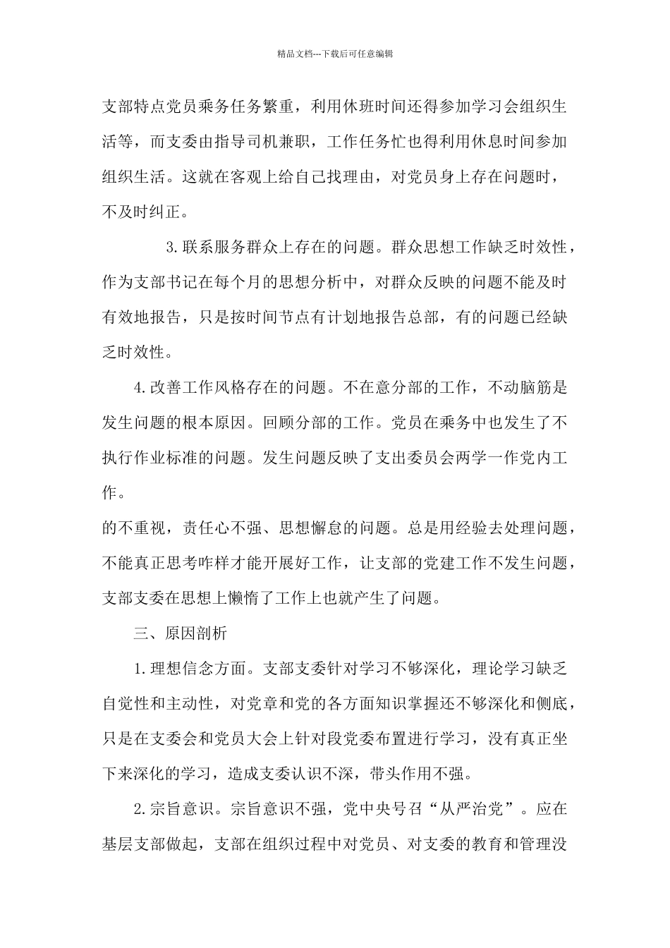 支部检视材料_第2页