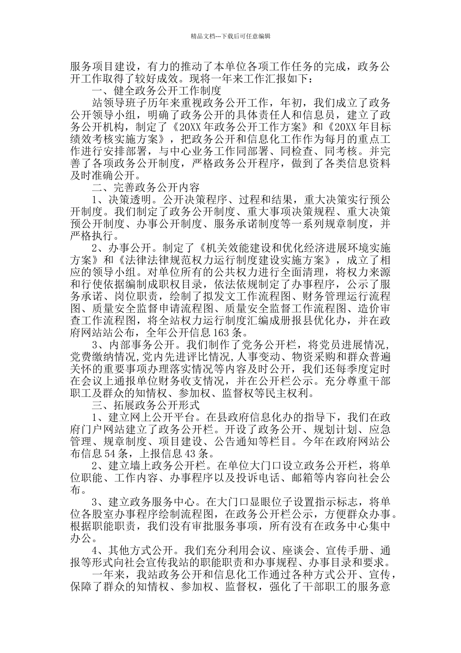 政务公开年度工作总结_第2页