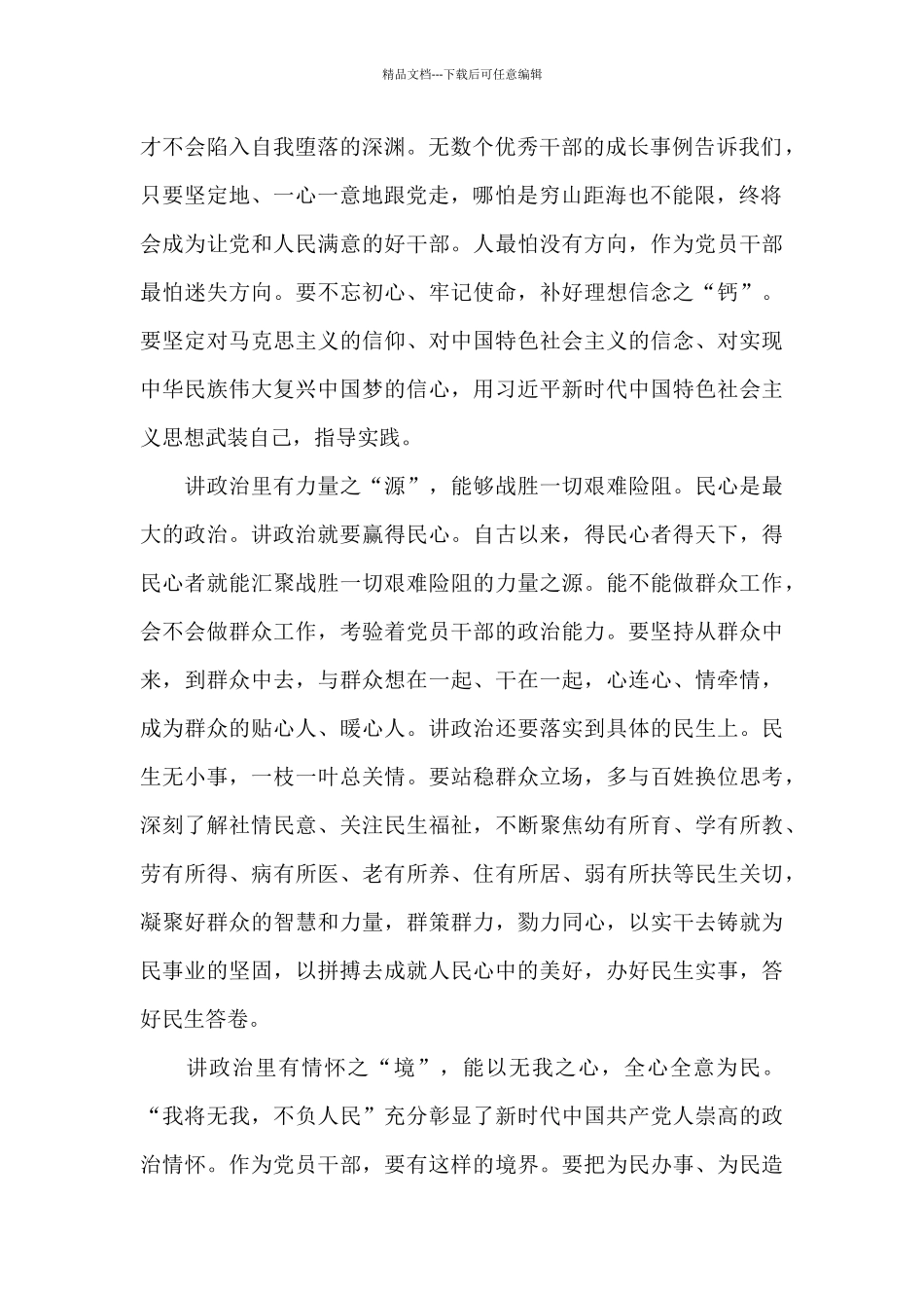 政治判断力、领悟力、执行力心得体会5篇_第2页