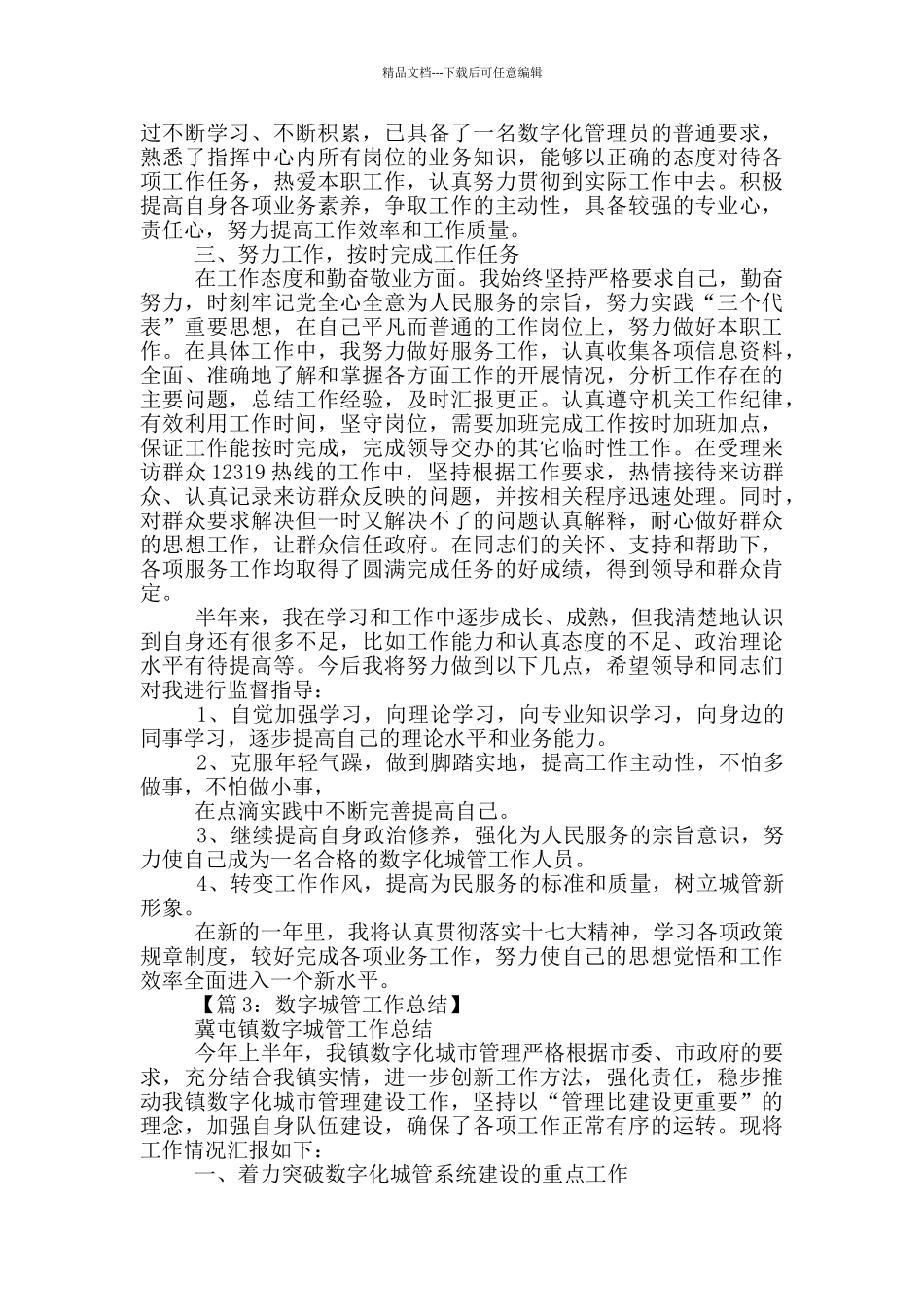 数字城管个人工作总结_第3页