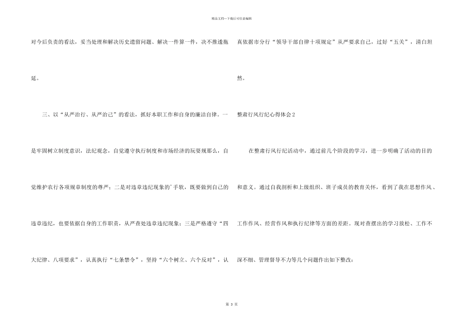 整肃行风行纪心得体会_第2页