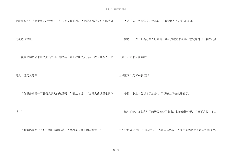 文具王国300字9篇_第2页
