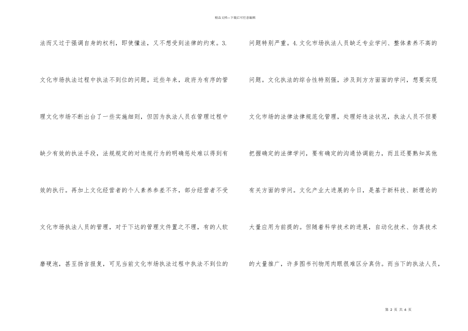 文化市场综合执法问题与策略_第2页