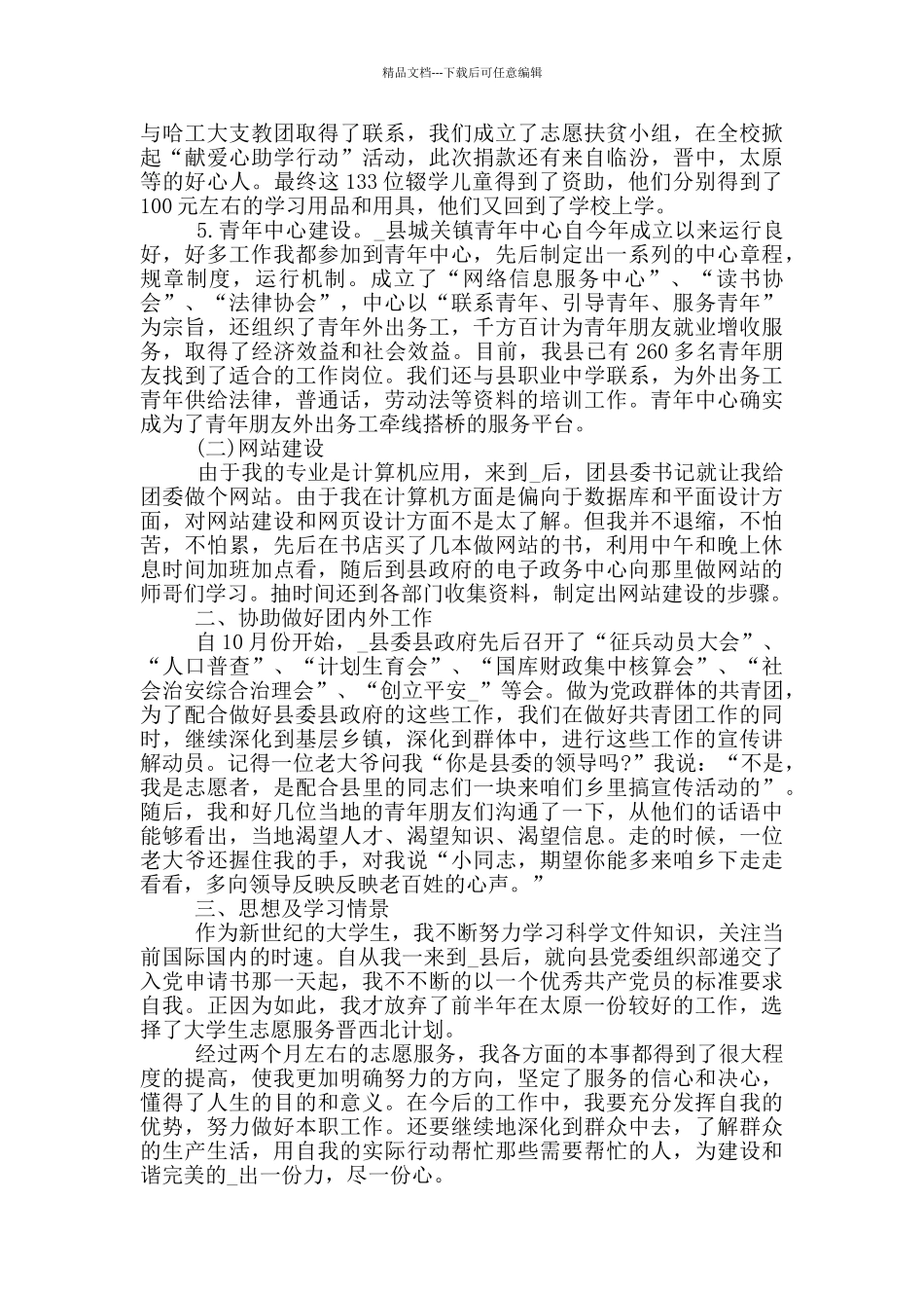 文化志愿者工作总结报告精选五篇2024_第2页