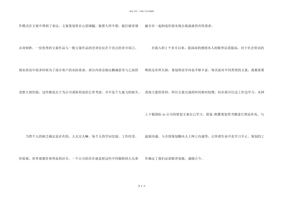 文案策划年终工作总结3篇_第2页