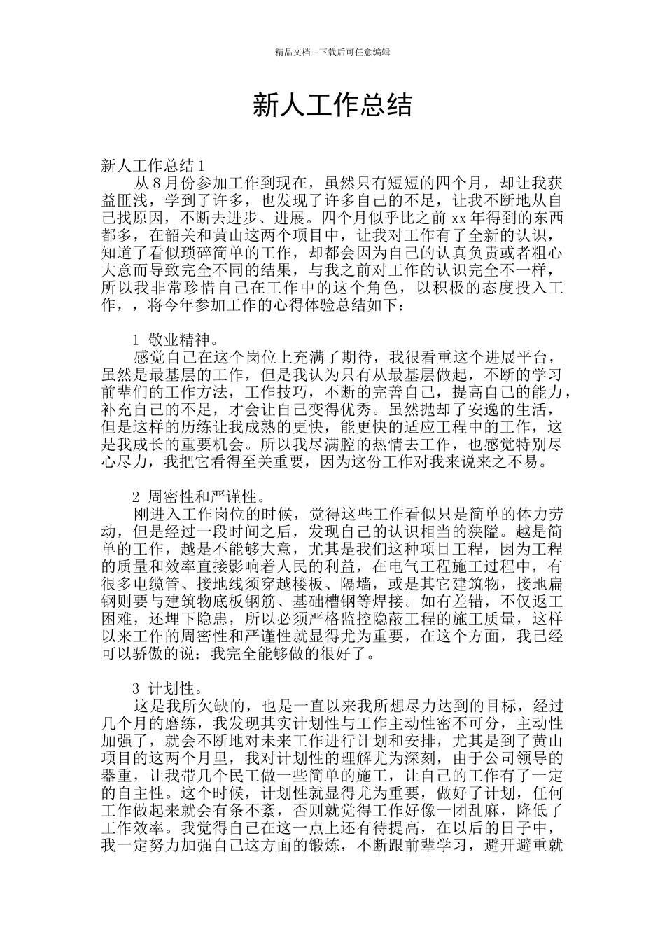 新人工作总结_第1页