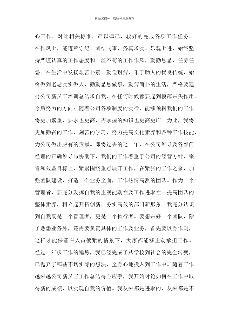 新员工年终个人工作总结模板_第3页