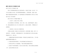 新员工转正后工作规划书4篇