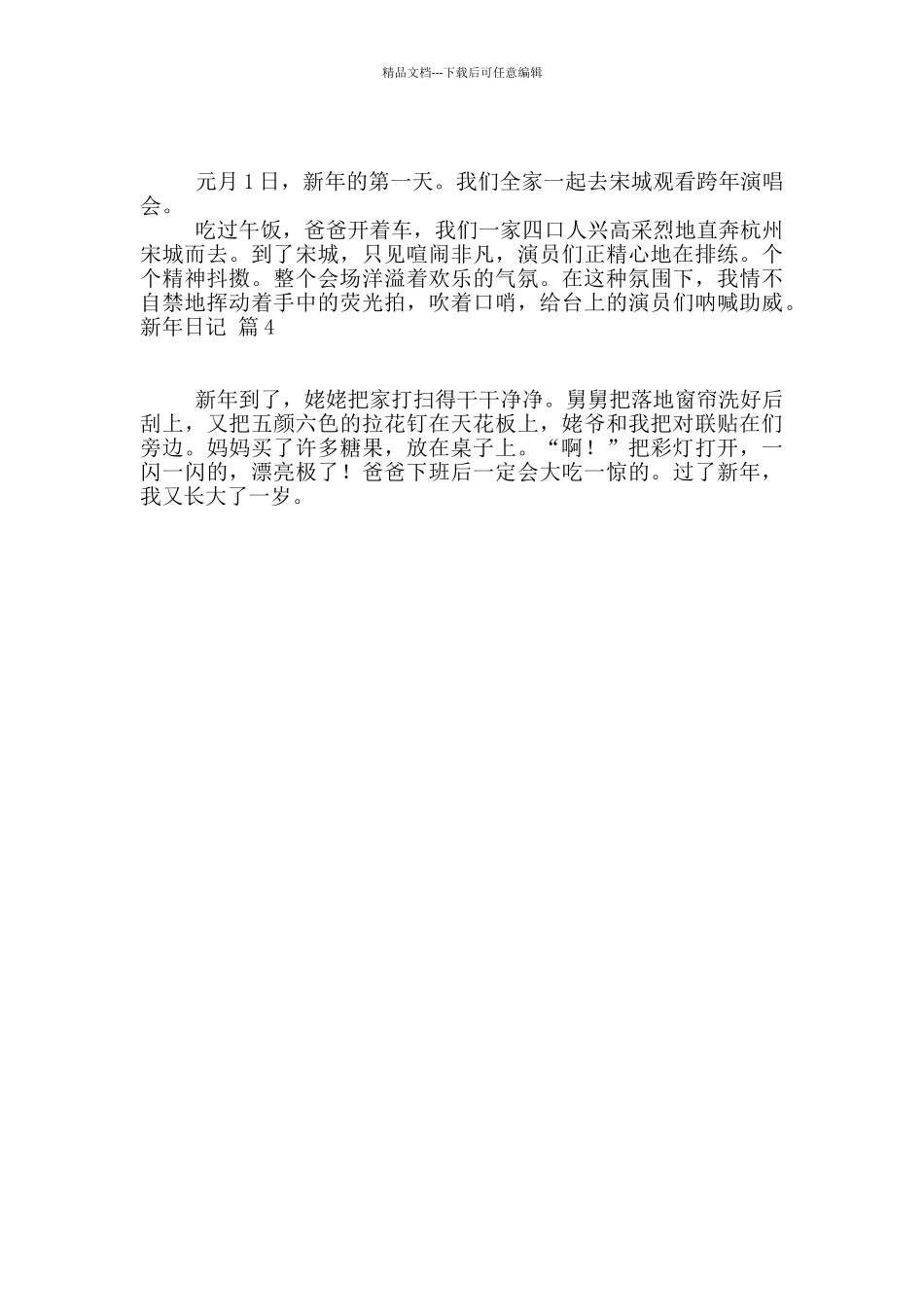 新年日记范文4篇_第2页