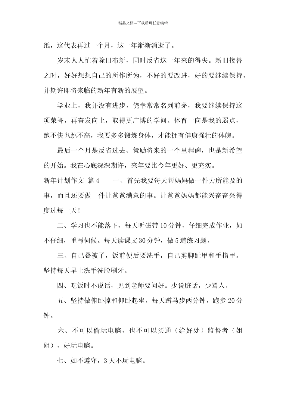 新年计划作文汇编七篇_第3页