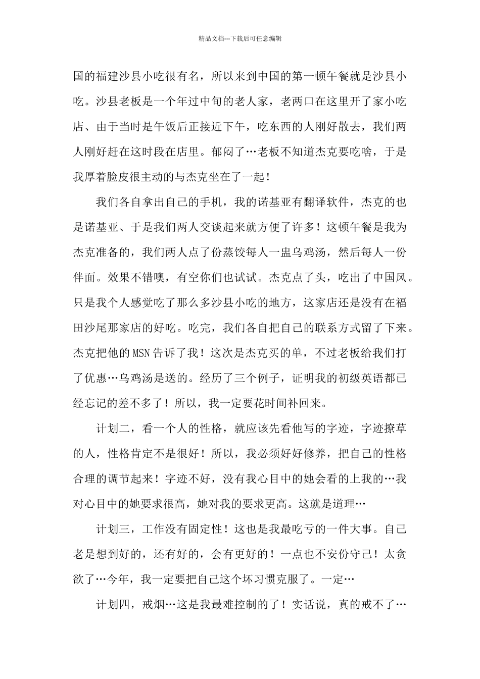 新年计划模板汇编九篇_第3页