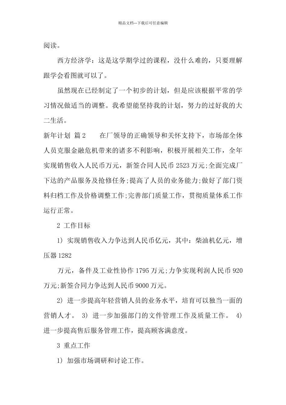 新年计划模板集锦6篇_第3页