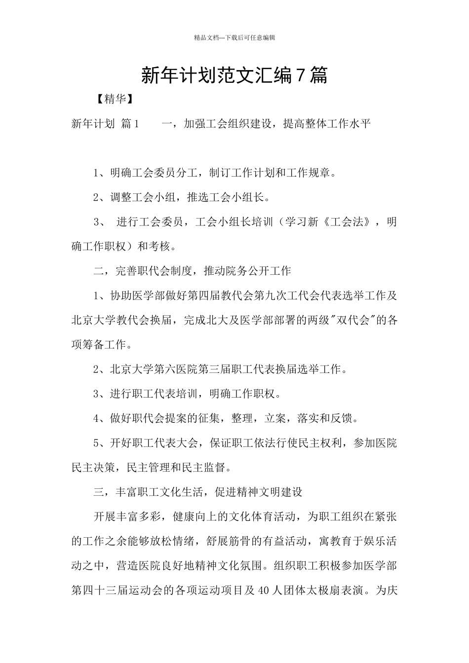 新年计划范文汇编7篇_第1页