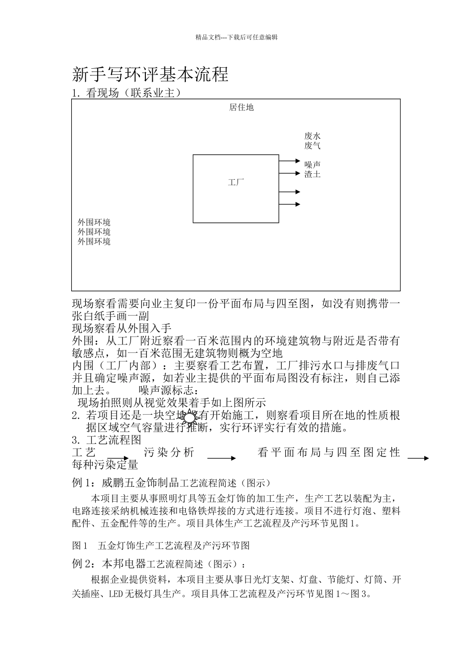 新手写环评基本流程_第1页