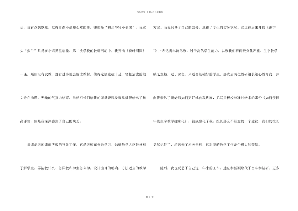 新教师一年级语文教学总结_第2页