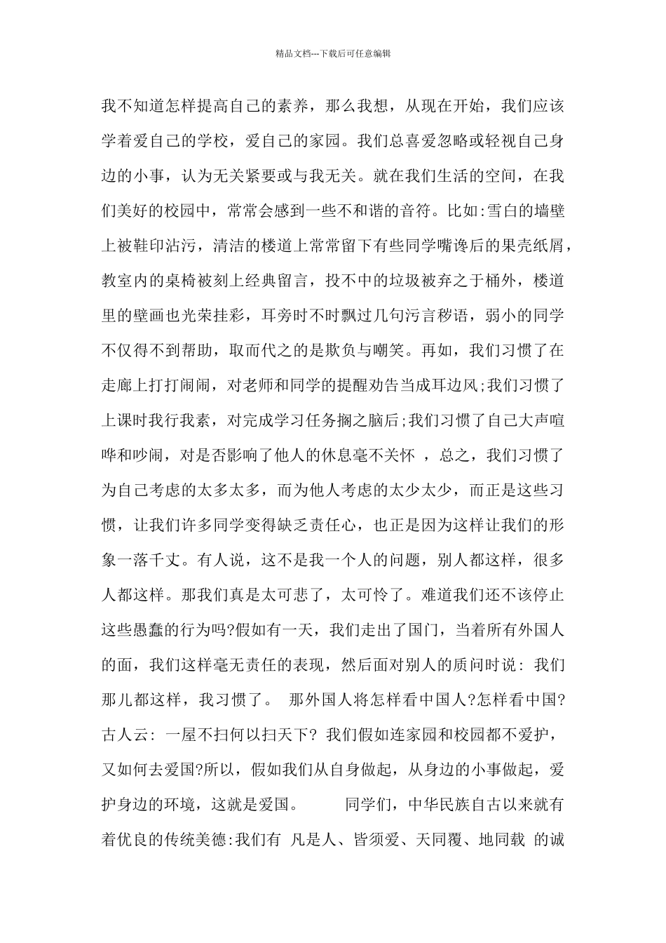 新时代爱国主义教育会议发言稿三篇_第3页