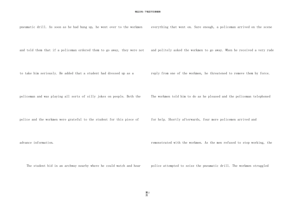 新概念英语第三册课文翻译及词汇Lesson40_第2页