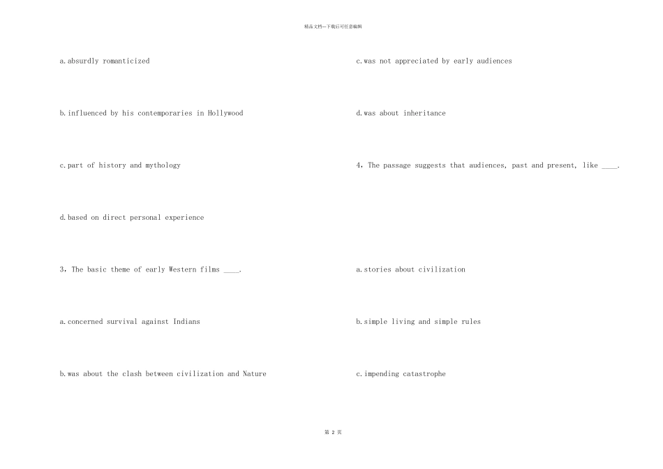 新概念英语第四册选择题汇总_第2页
