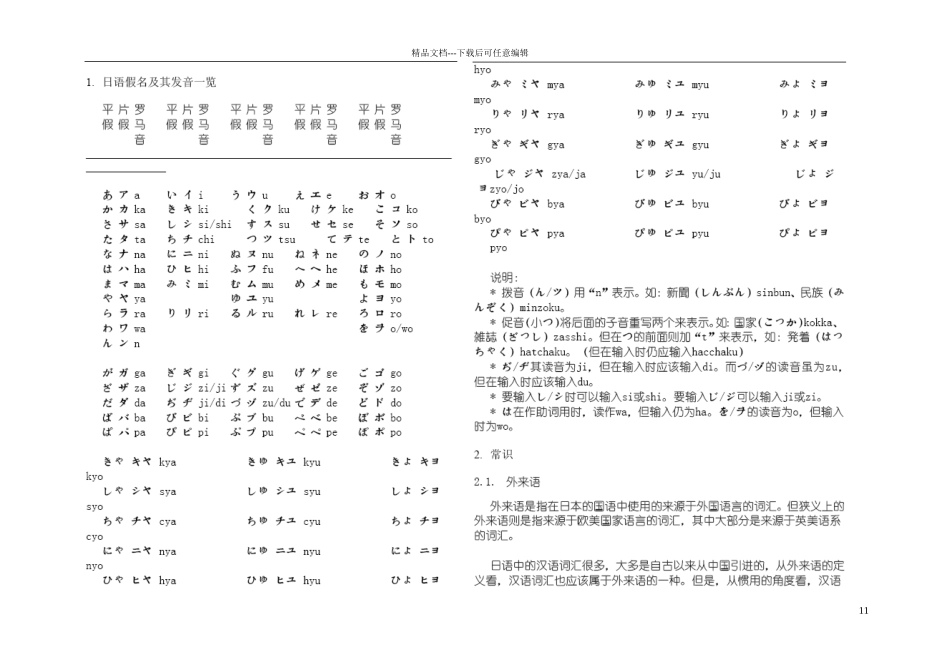 新版标准日本语初级语法大全_第1页