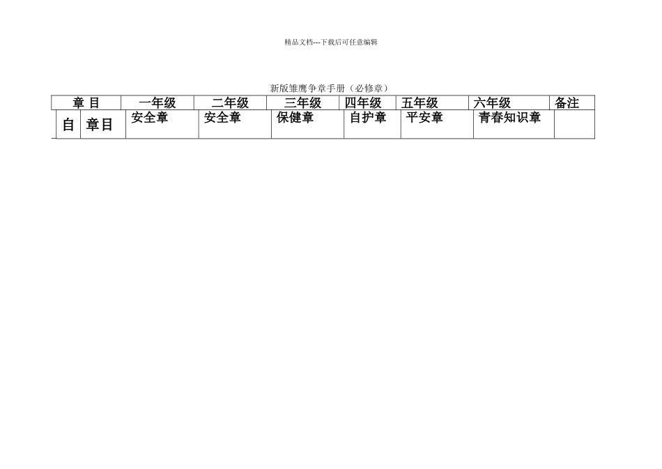 新版雏鹰争章手册_第1页