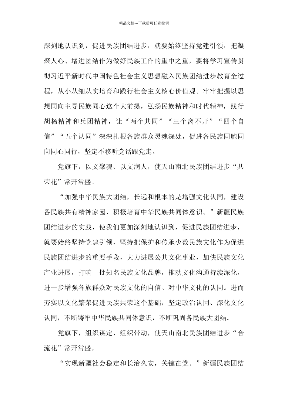 新疆工作座谈会第三次心得体会_第2页