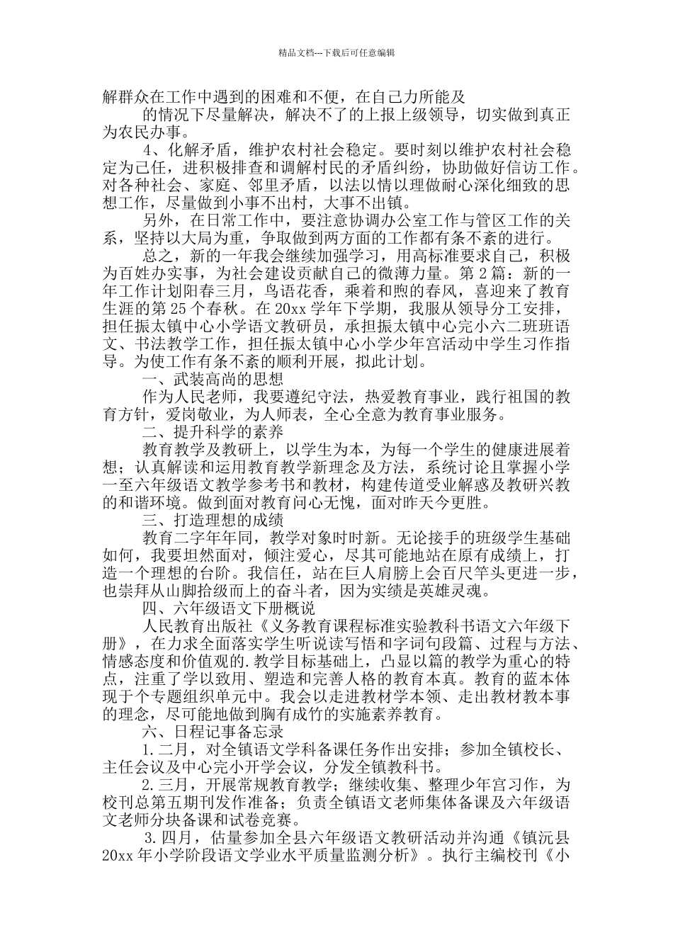 新的一年工作计划_第2页