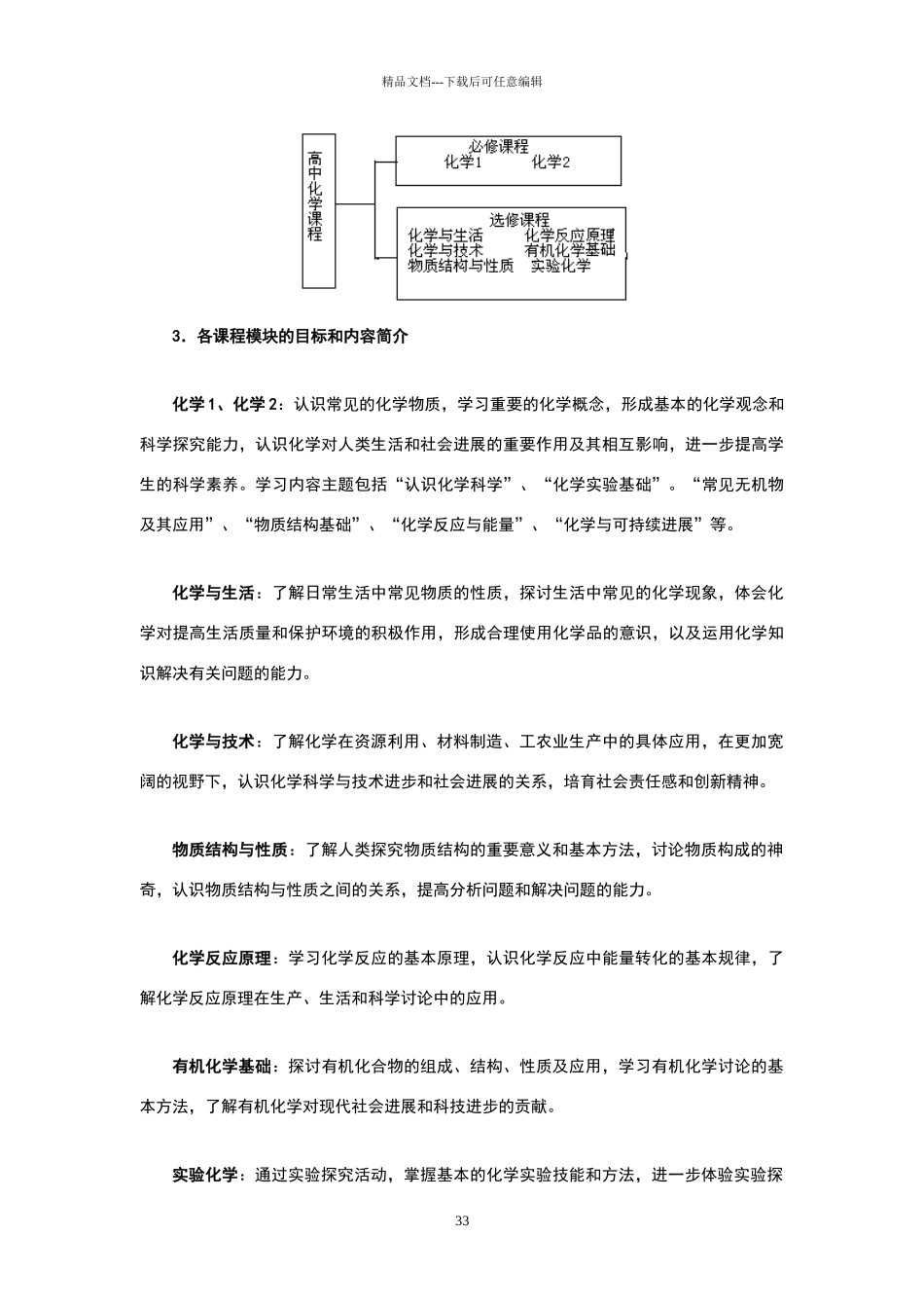 新课标高中化学新课程标准_第3页