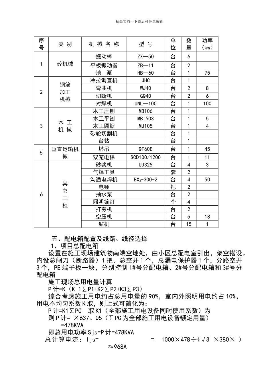施工临时用电施工组织设计方案54722_第2页
