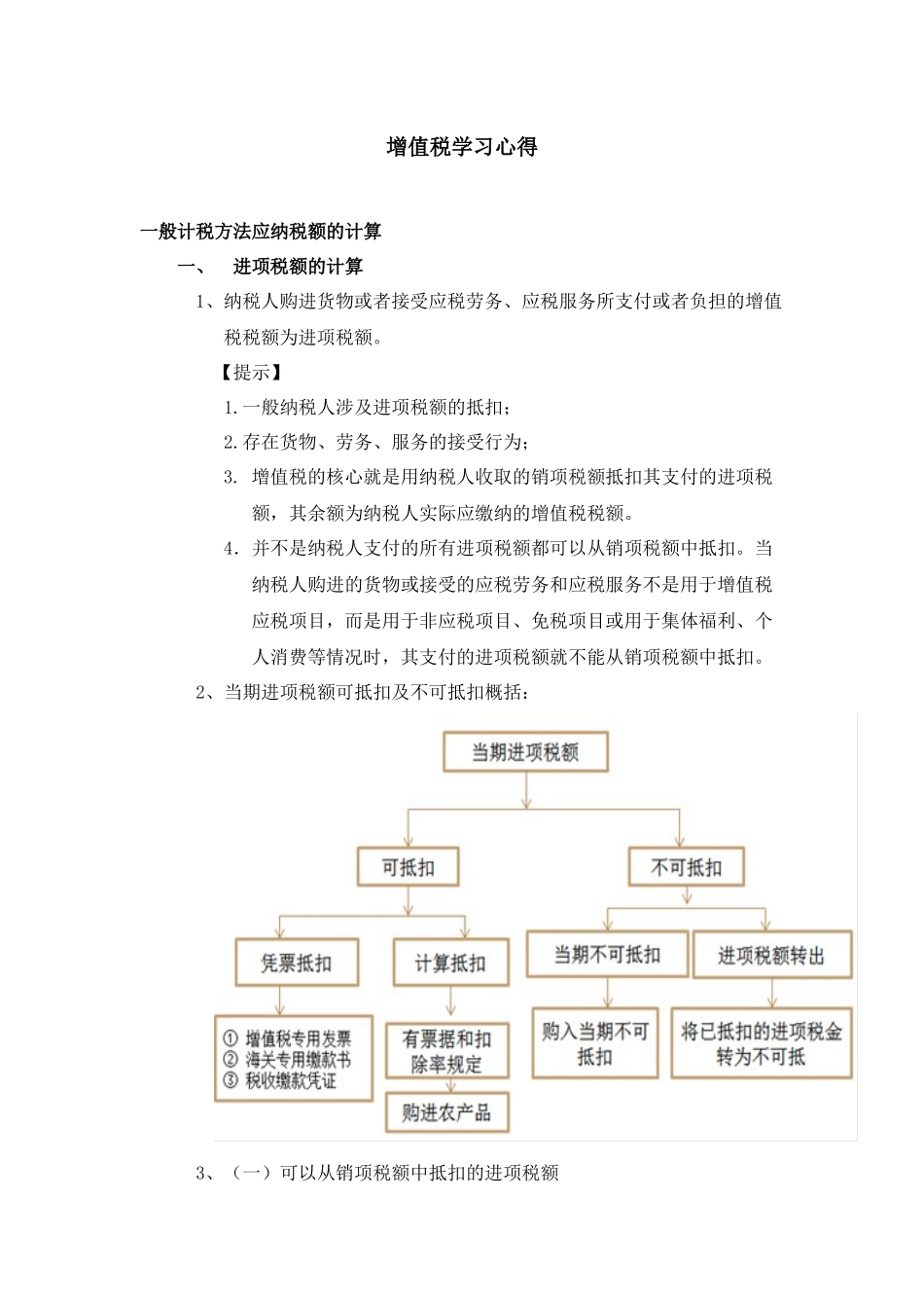 增值税学习心得_第1页