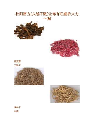 壮阳密方(久战不败)让你有旺盛的火力→猛