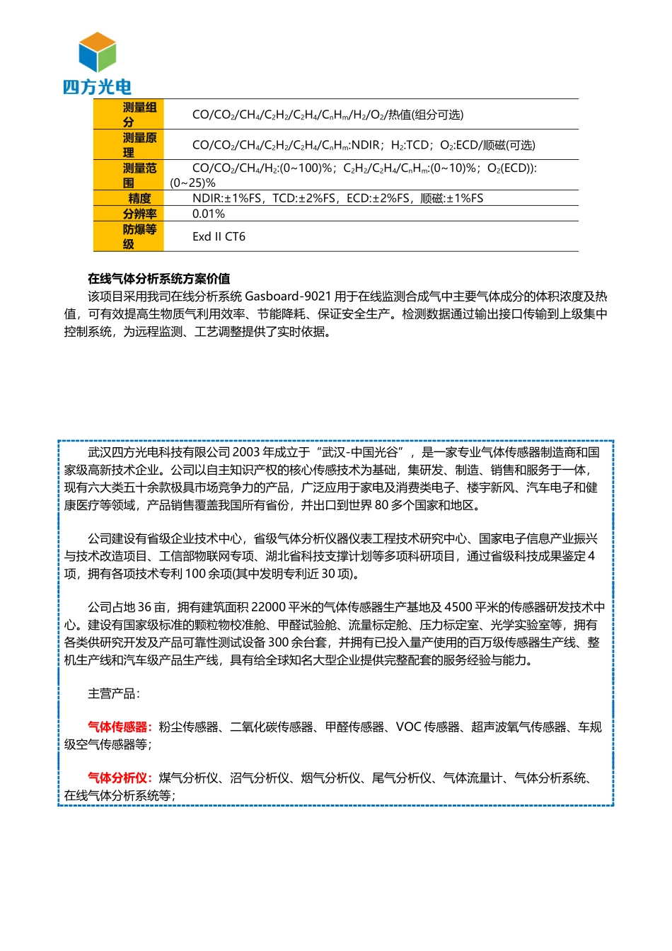 在线气体分析系统在发电厂生物质气化项目中的运用_第3页