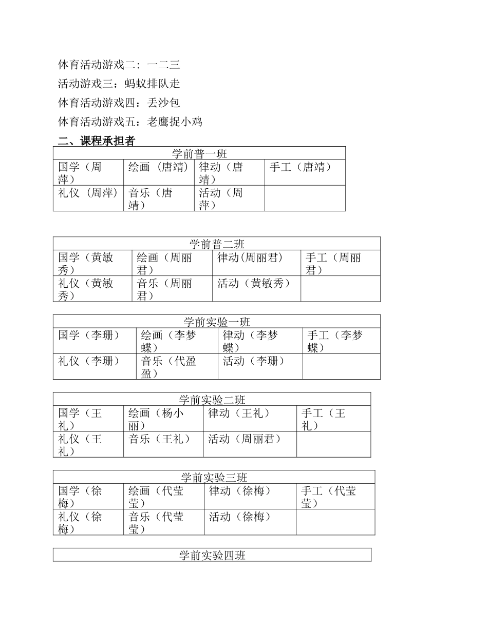 在原有课程基础上学前班课程实施细则_第3页