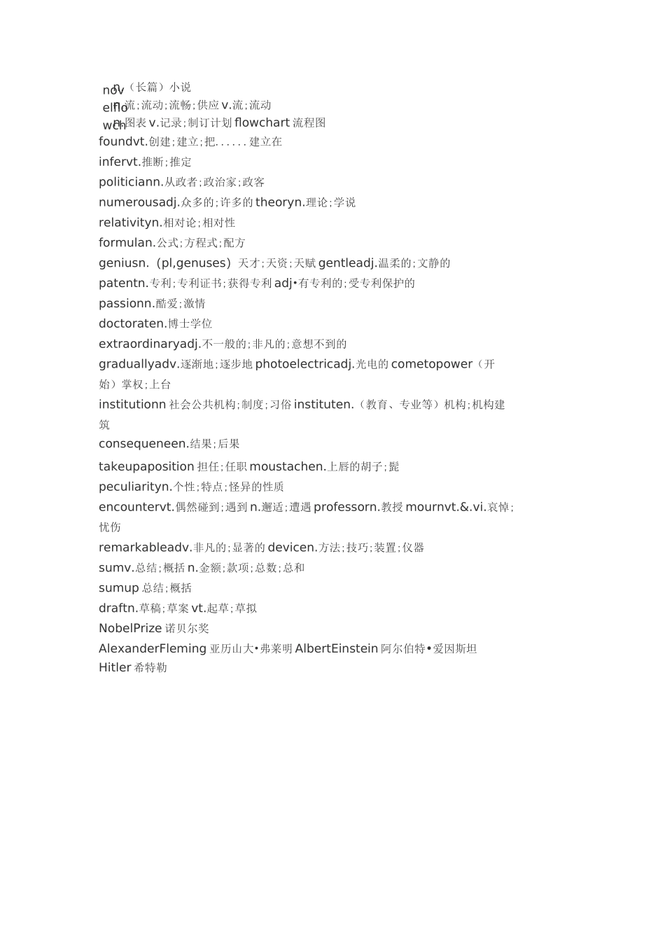 新人教版高中英语选择性必修一词汇表(精校版)_第2页