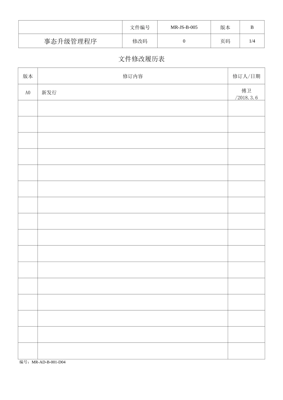 MR-JS-B-005 事态升级管理程序_第2页