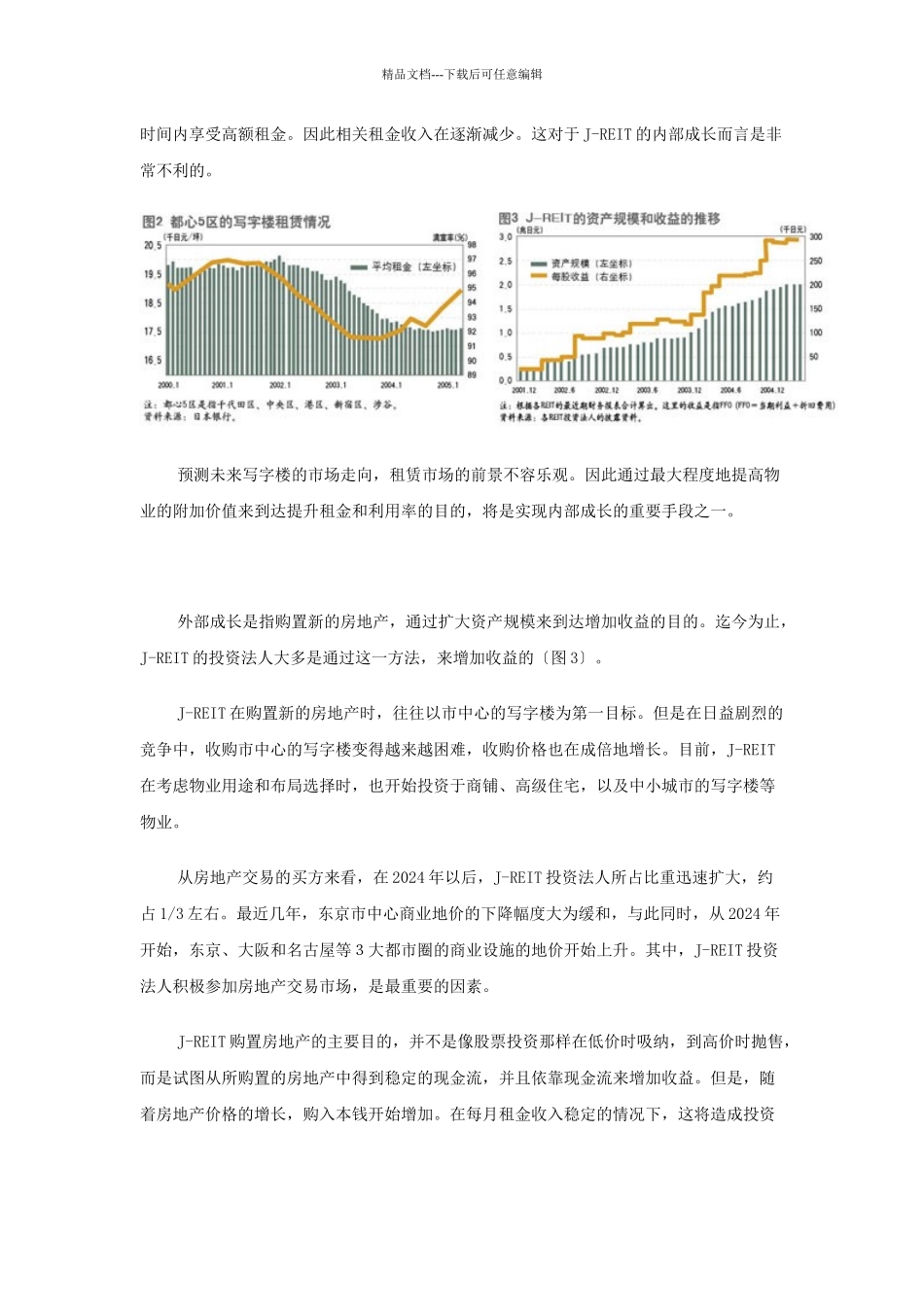 日本房地产信托基金市场的现状和成长策略_第3页