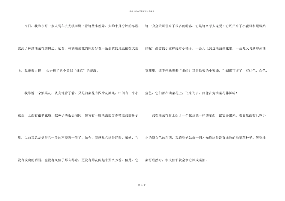 春天来了六年级4篇_第3页