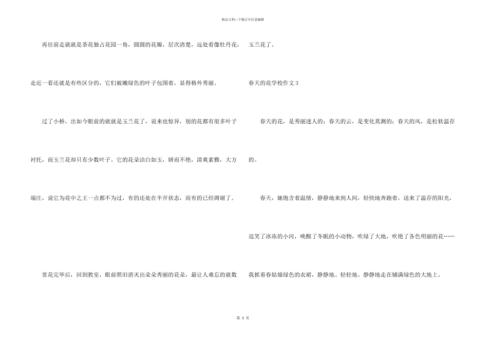 春天的花小学_第3页