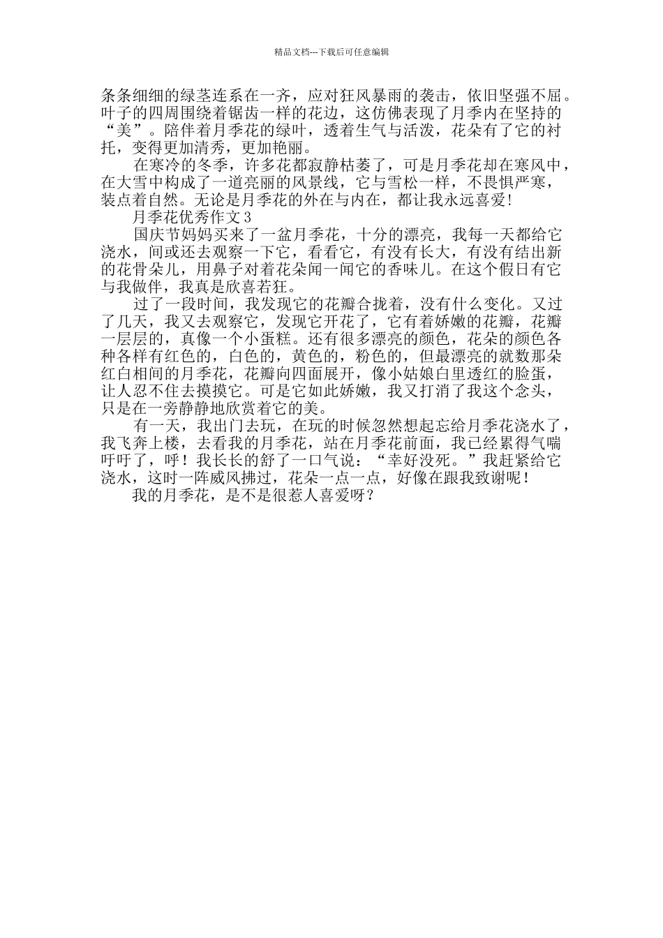 月季花优秀作文范文_第2页