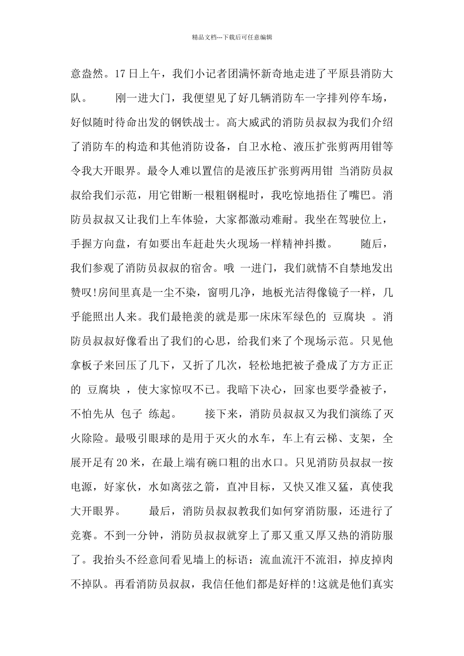 有关于消防安全演练观后感范文_第3页