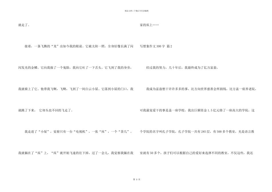 有关写想象300字3篇_第2页