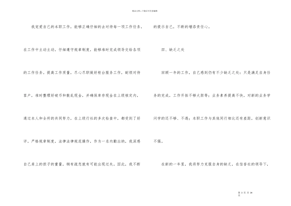 有关出纳个人工作总结集合十篇_第3页