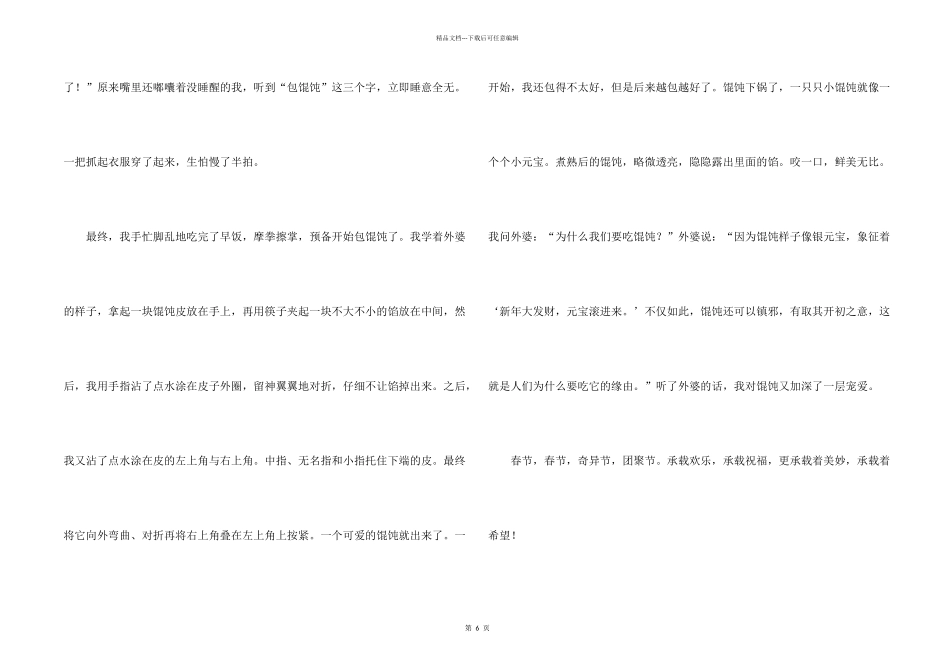 有关初三春节集锦五篇_第2页