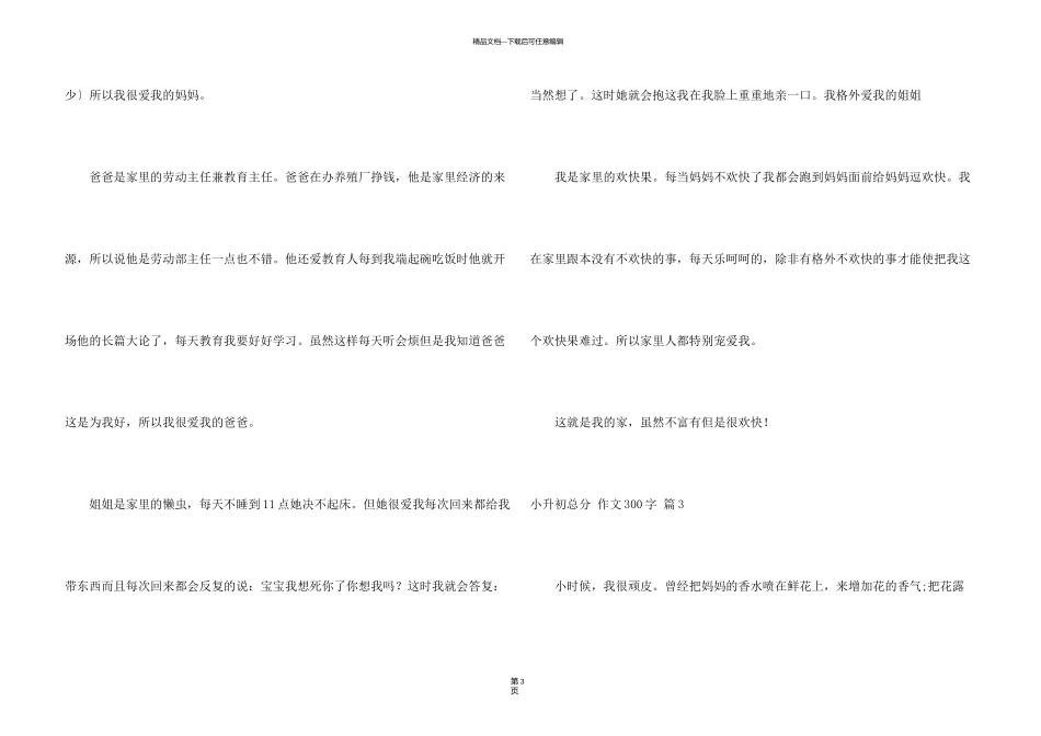 有关小升初满分300字十篇_第3页