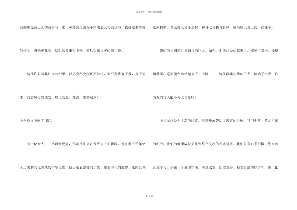 有关小学300字3篇_第2页