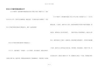 有关小小升旗手的观后感600字